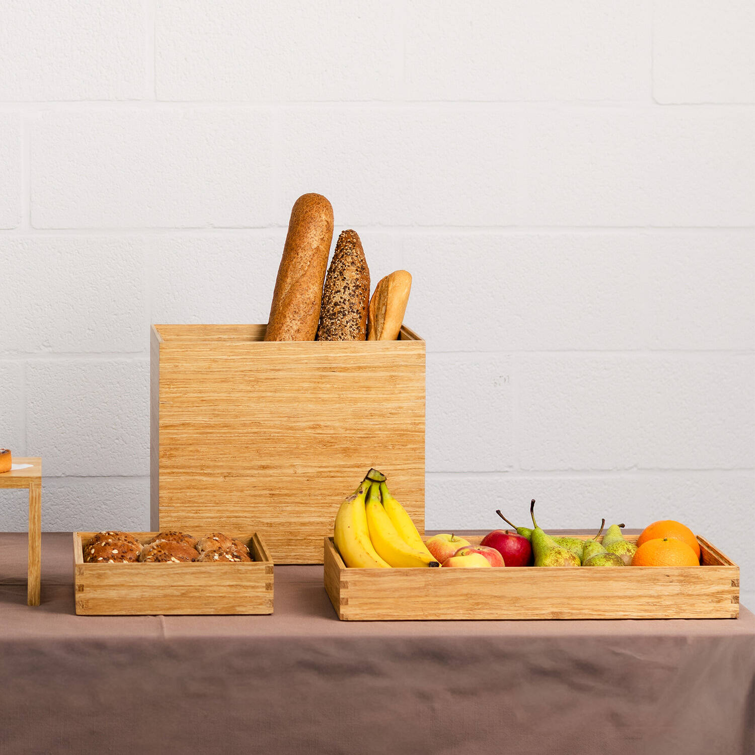 BonBistro Display 35x24xH30cm bamboe Arbor 3 BonBistro Display 35x24xH30cm bamboe Arbor - detailfoto 2 | BonBistro