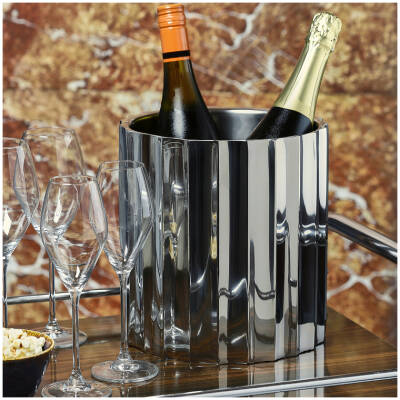 BonBistro Champagnekoeler 22xH23cm dubbelwandig Wave - detailfoto 1 | BonBistro