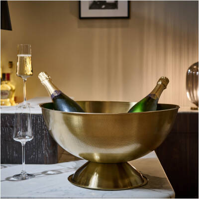 BonBistro Champagnekoeler teil 40xH24,5cm antique goud Bar - detailfoto 2 | BonBistro