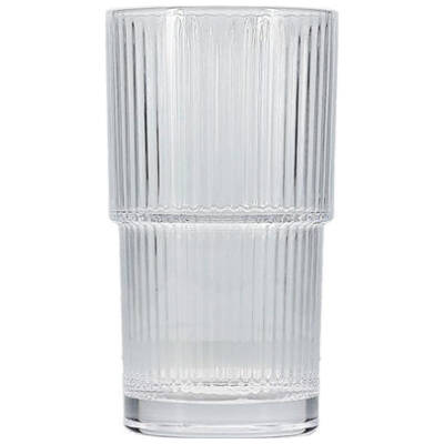 BonBistro Glas 46cl gestreept Vitro - Set van 6 | BonBistro