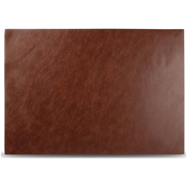 Keuken 11 BonBistro Placemat 43x30cm lederlook donkerbruin Layer | BonBistro