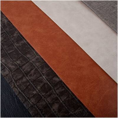 BonBistro Placemat 43x30cm lederlook donkerbruin Layer - detailfoto 2 | BonBistro