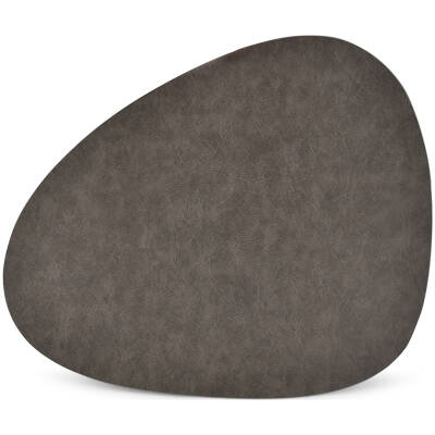 BonBistro Placemat 45x37cm lederlook grijs Layer | BonBistro