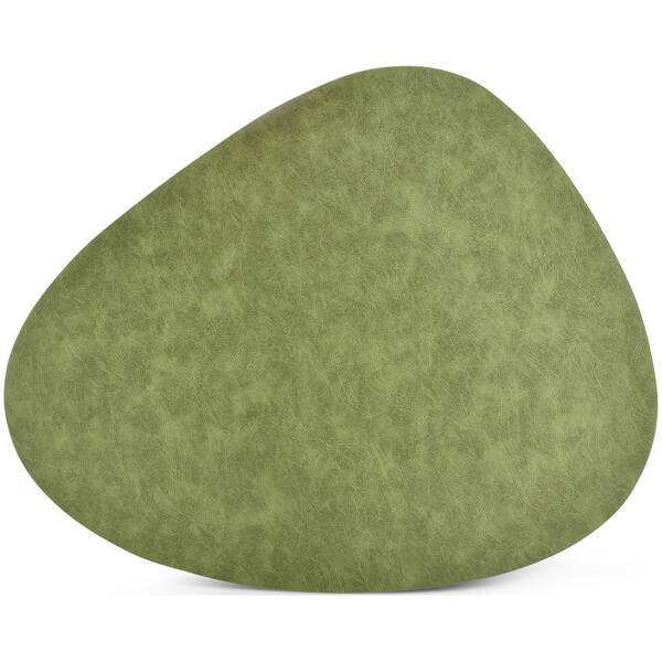 Keuken 26 BonBistro Placemat 45x37cm lederlook groen Layer | BonBistro