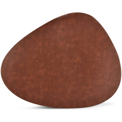 BonBistro Placemat 45x37cm lederlook donkerbruin Layer | BonBistro
