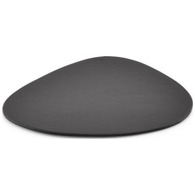 BonBistro Glasonderzetter 11x10cm lederlook zwart Layer - Set van 4 - detailfoto 1 | BonBistro