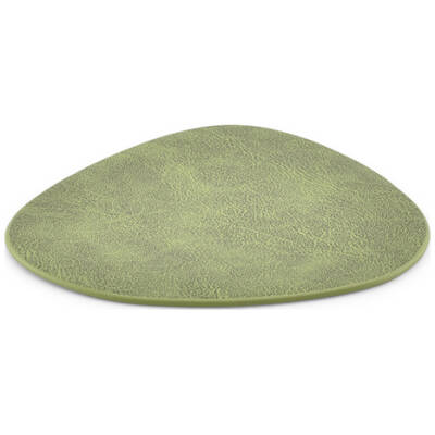 BonBistro Glasonderzetter 11x10cm lederlook groen Layer - Set van 4 - detailfoto 1 | BonBistro