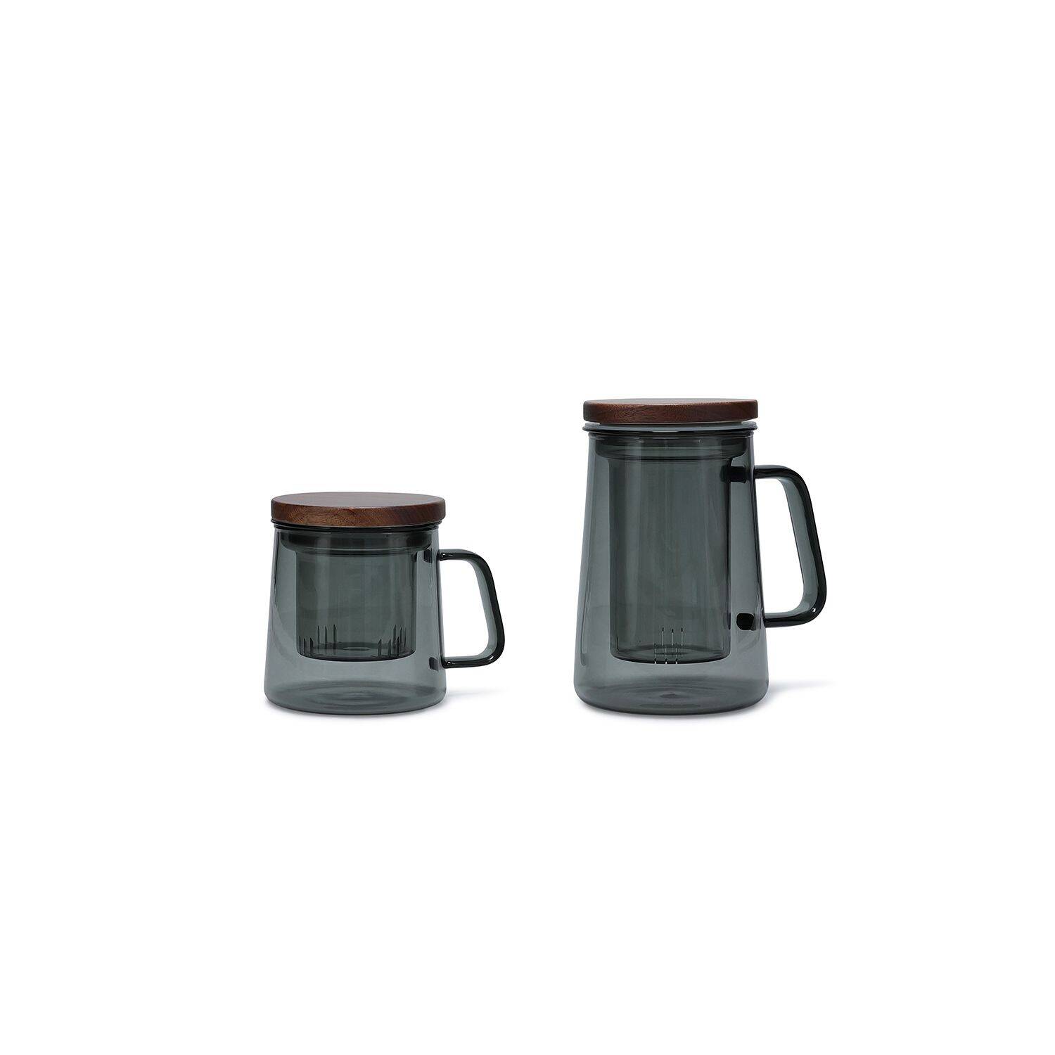 S|P Collection Beker 63cl met glazen filter en deksel grijs Luma 3 S|P Collection Beker 63cl met glazen filter en deksel grijs Luma