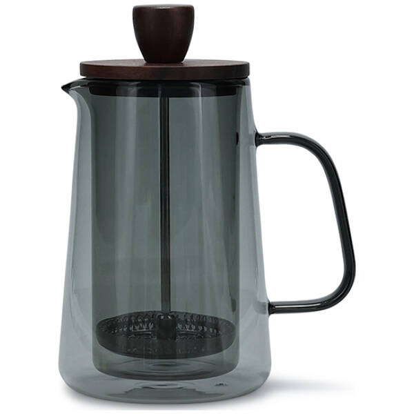 Keuken 22 S|P Collection Koffiepot 35cl met glazen filter en deksel grijs Luma | S|P Collection