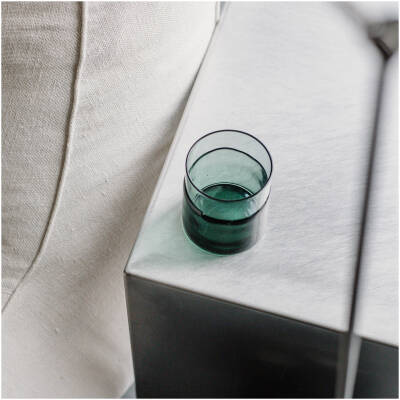 S|P Collection Glas 31,5cl groen Mono - set/2 - detailfoto 1 | S|P Collection
