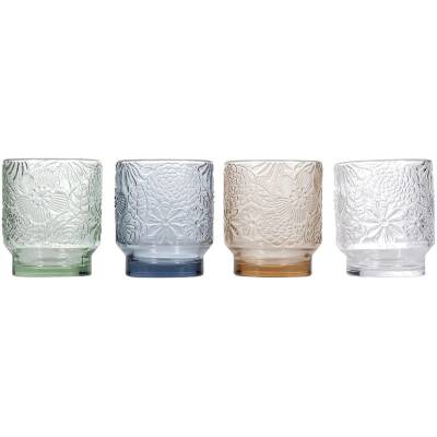 Salt & Pepper - Glas 30cl - Flora - set/4