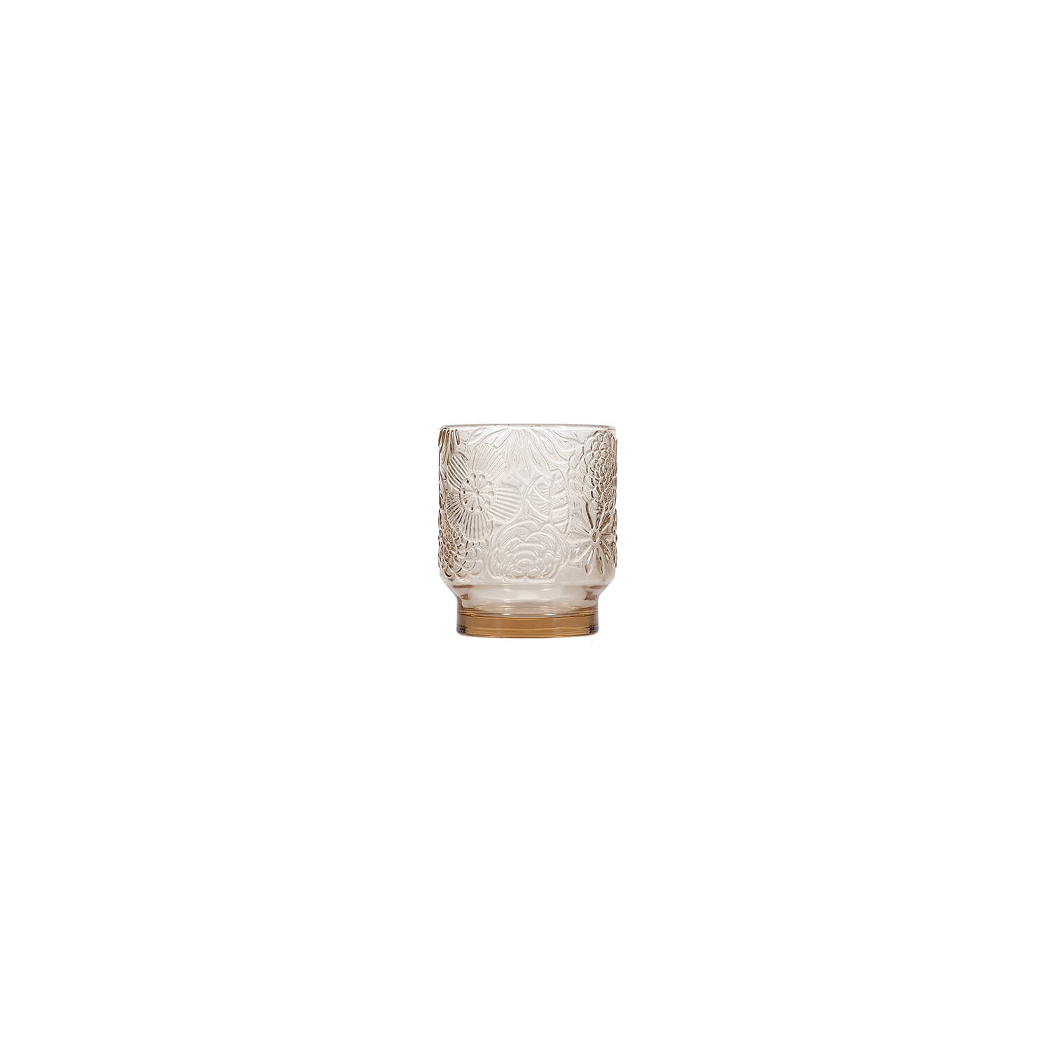 Salt & Pepper - Glas 30cl - amber Flora - set/4 1 Salt & Pepper - Glas 30cl - amber Flora - set/4