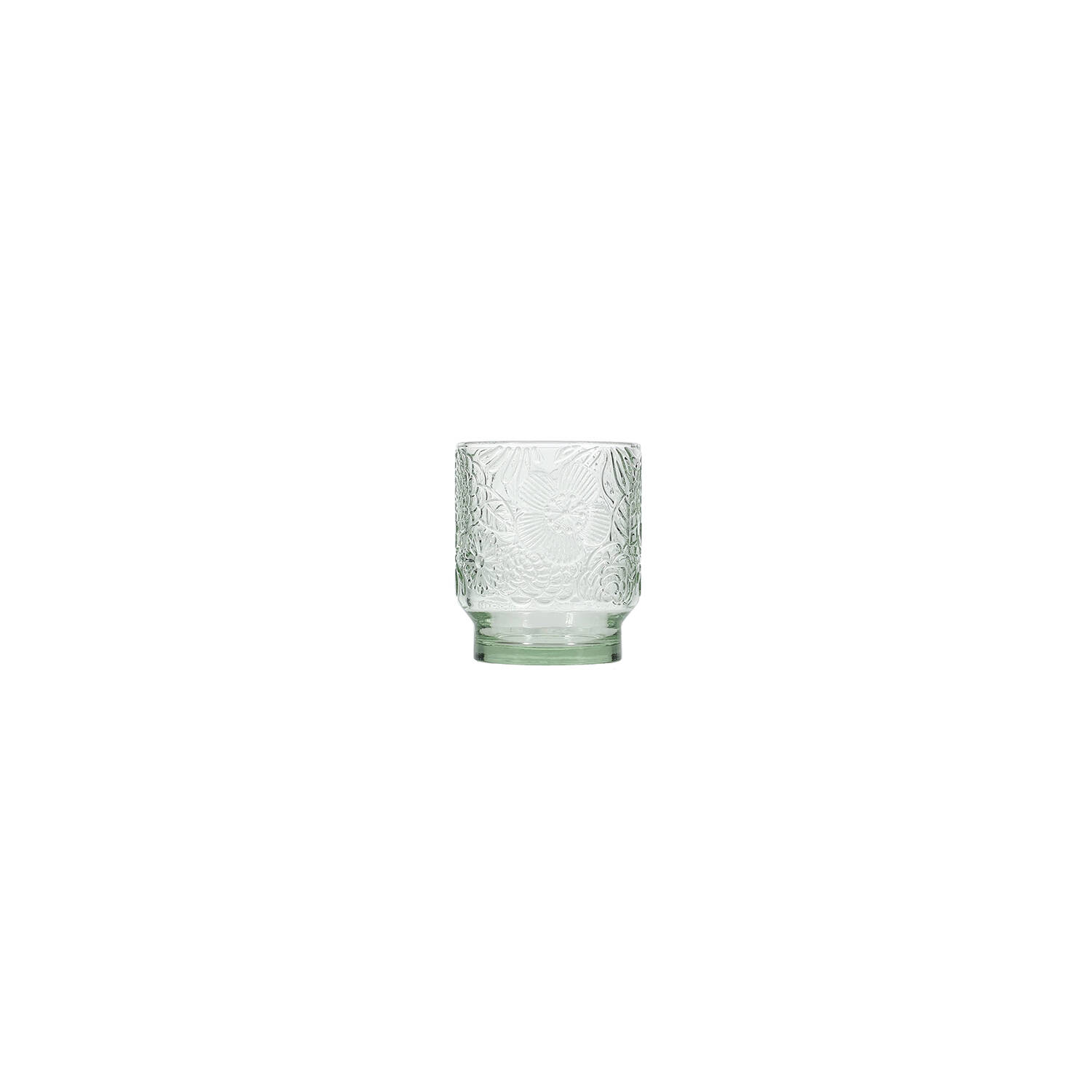 Salt & Pepper - Glas 30cl - licht groen Flora - set/4 1 Salt & Pepper - Glas 30cl - licht groen Flora - set/4