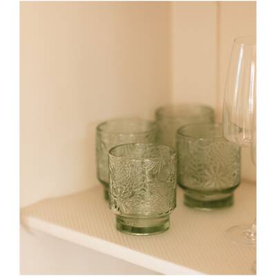Salt & Pepper - Glas 30cl - licht groen Flora - set/4