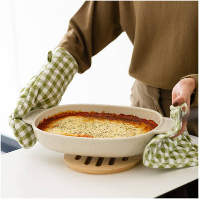 Salt & Pepper - Ovenschaal - 41x24xH6,5cm - vanille Blush