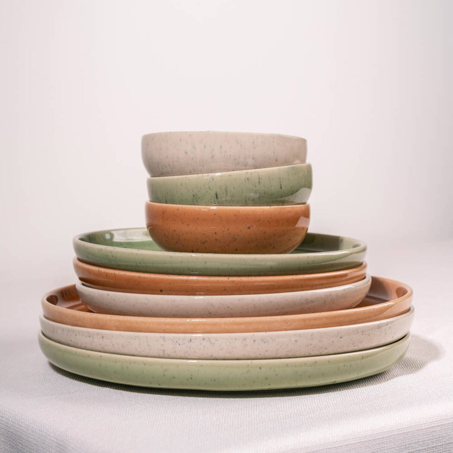 Salt & Pepper - Kom - 12,5xH5cm - sage Blush 3 Salt & Pepper - Kom - 12,5xH5cm - sage Blush - Set/4