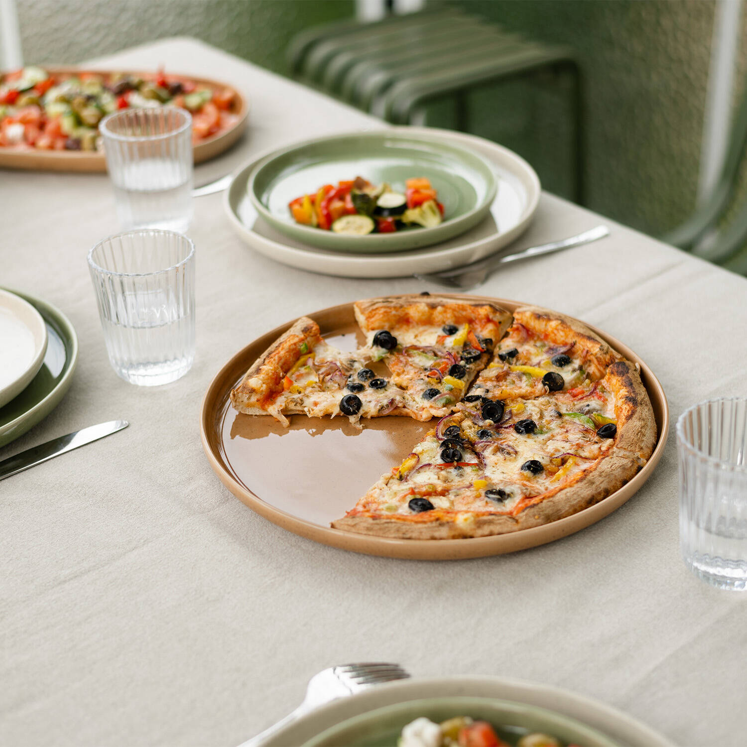 Salt & Pepper - Plat bord - 33cm - peach Blush 4 Salt & Pepper - Plat bord - 33cm - peach Blush - Set/2