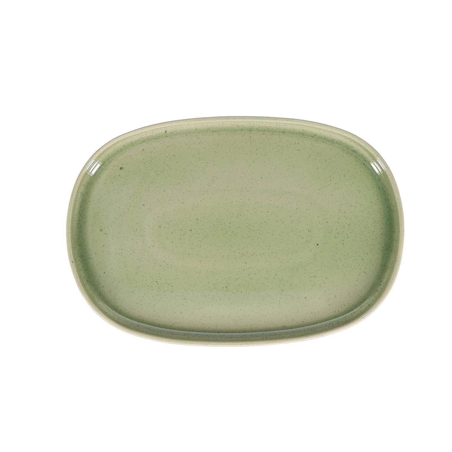 Salt & Pepper - Serveerschaal - 33x22,5cm - sage Blush 1 Salt & Pepper - Serveerschaal - 33x22,5cm - sage Blush - Set/2