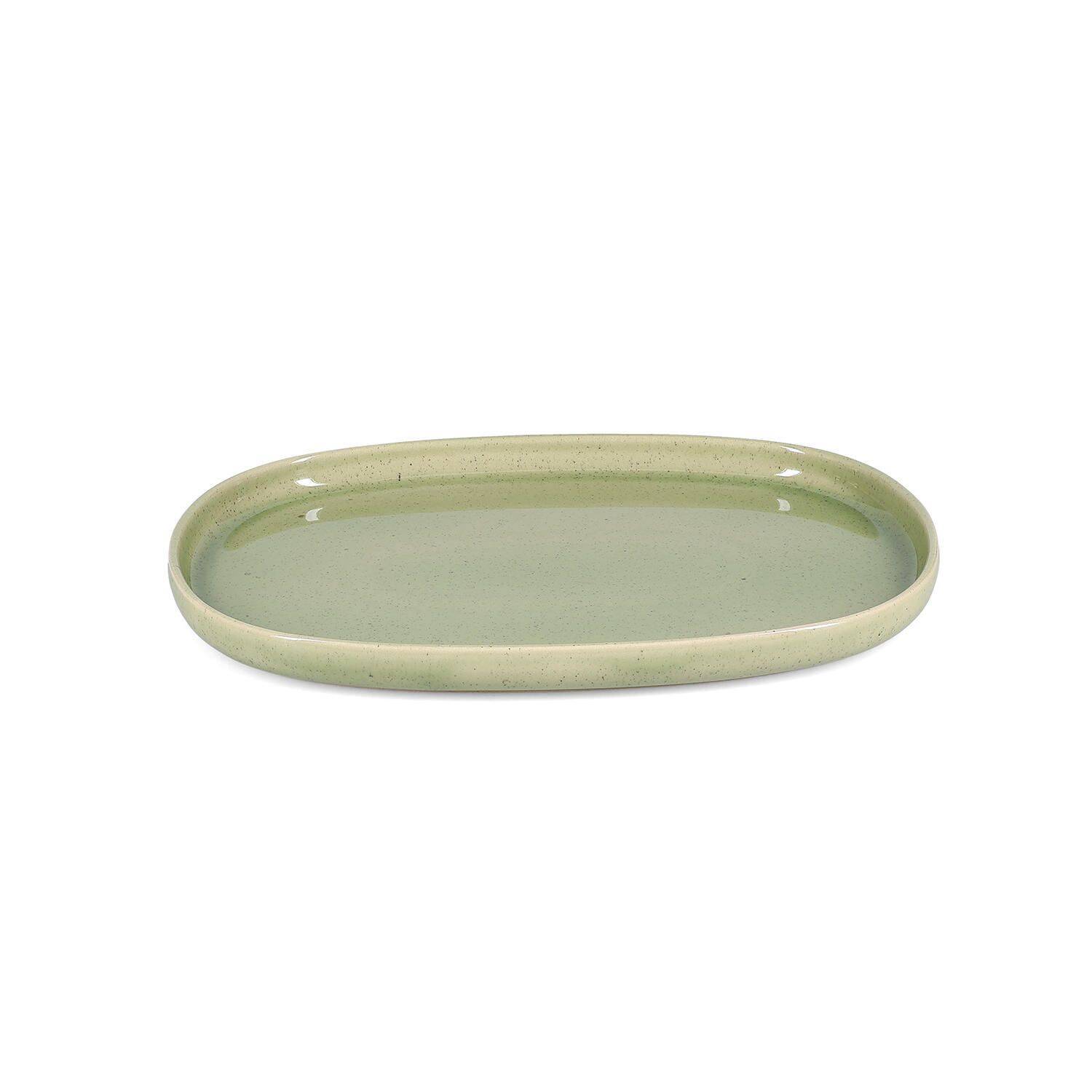 Salt & Pepper - Serveerschaal - 33x22,5cm - sage Blush 2 Salt & Pepper - Serveerschaal - 33x22,5cm - sage Blush - Set/2