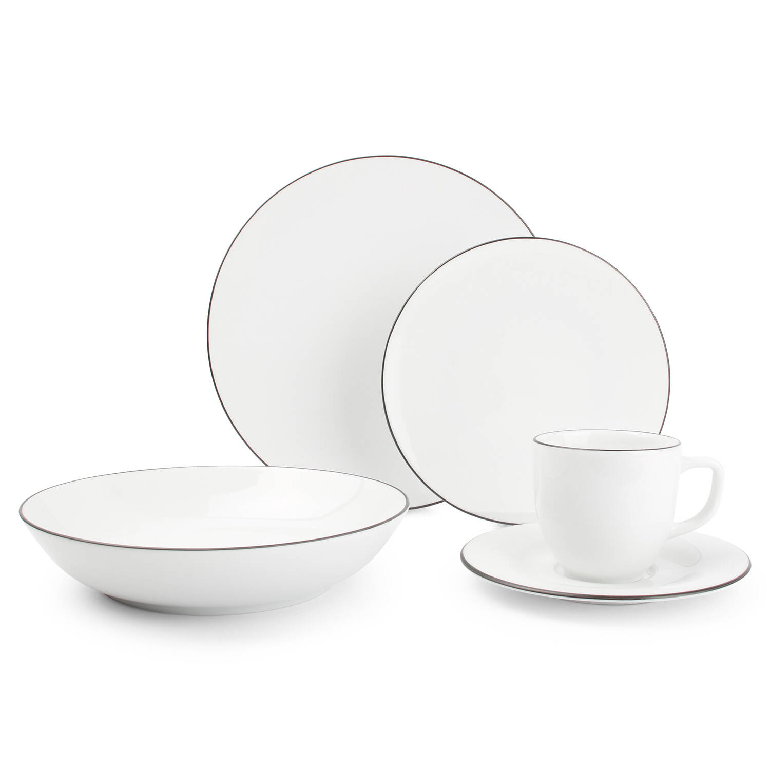 Salt & Pepper - Servies 20-delig - wit Puro 2 1 Salt & Pepper - Servies 20-delig - wit Puro 2