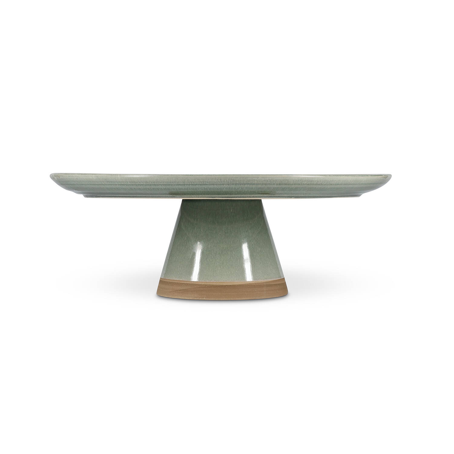 Salt & Pepper - Taartplateau - 33,5xH12cm - groen - Cameo 1 Salt & Pepper - Taartplateau - 33,5xH12cm - groen - Cameo