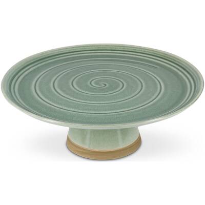 Salt & Pepper - Taartplateau - 33,5xH12cm - groen - Cameo