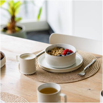 Salt & Pepper Placemat 36cm geweven beige Tabletop - detailfoto 1 | Salt & Pepper
