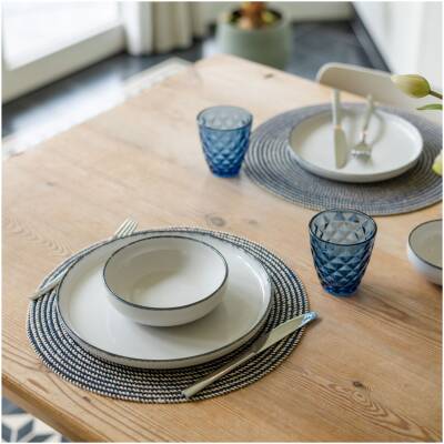 Salt & Pepper Placemat 36cm geweven blauw Tabletop