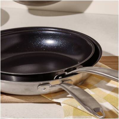 Salt & Pepper - Kookset 2-delig antikleef - zwart Blaze