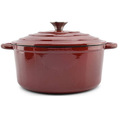 Salt & Pepper - Kookpot 26cm - gietijzer rood Ferno
