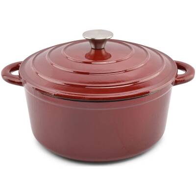 Salt & Pepper - Kookpot 26cm - gietijzer rood Ferno