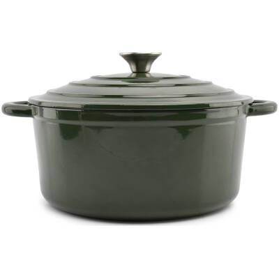 Salt & Pepper - Kookpot 26cm - gietijzer groen Ferno