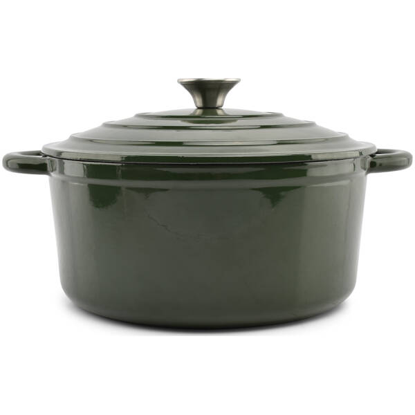 Salt & Pepper - Kookpot 26cm - gietijzer groen Ferno