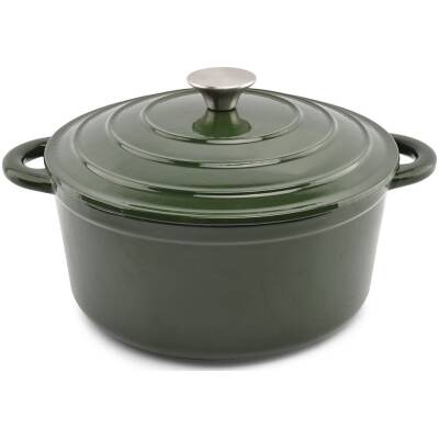 Salt & Pepper - Kookpot 26cm - gietijzer groen Ferno