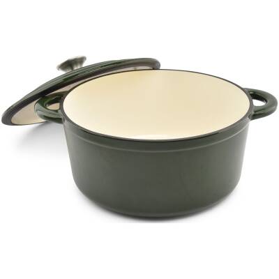 Salt & Pepper - Kookpot 26cm - gietijzer groen Ferno
