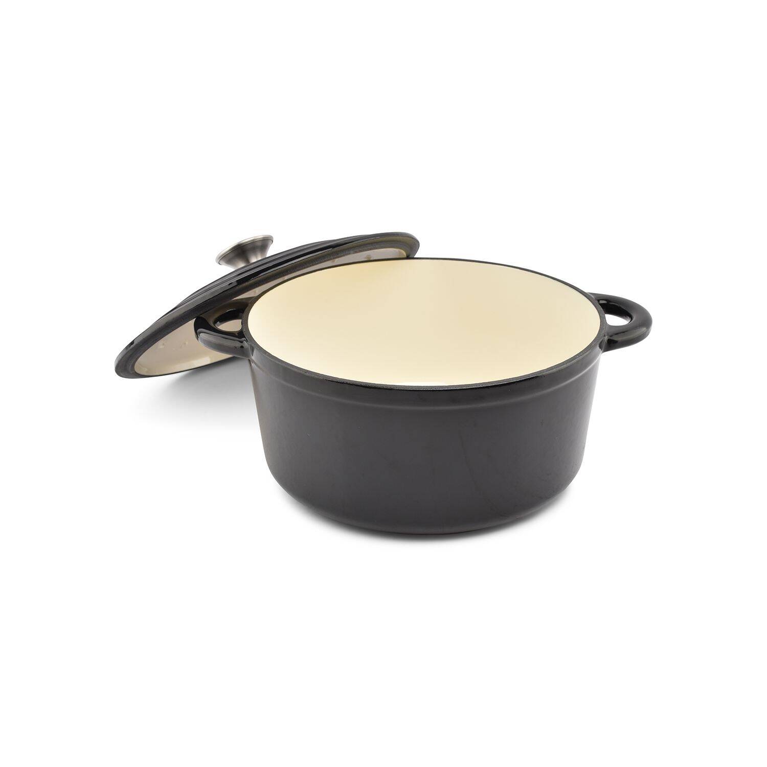 Salt & Pepper - Kookpot 26cm - gietijzer zwart Ferno 3 Salt & Pepper - Kookpot 26cm - gietijzer zwart Ferno