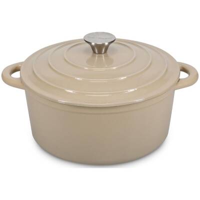 Salt & Pepper - Kookpot 26cm - gietijzer beige Ferno