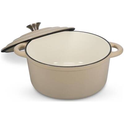 Salt & Pepper - Kookpot 26cm - gietijzer beige Ferno