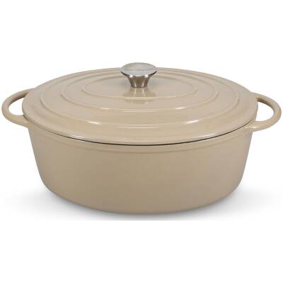 Salt & Pepper - Kookpot 41x26cm - gietijzer beige Ferno