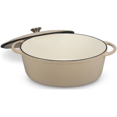 Salt & Pepper - Kookpot 41x26cm - gietijzer beige Ferno