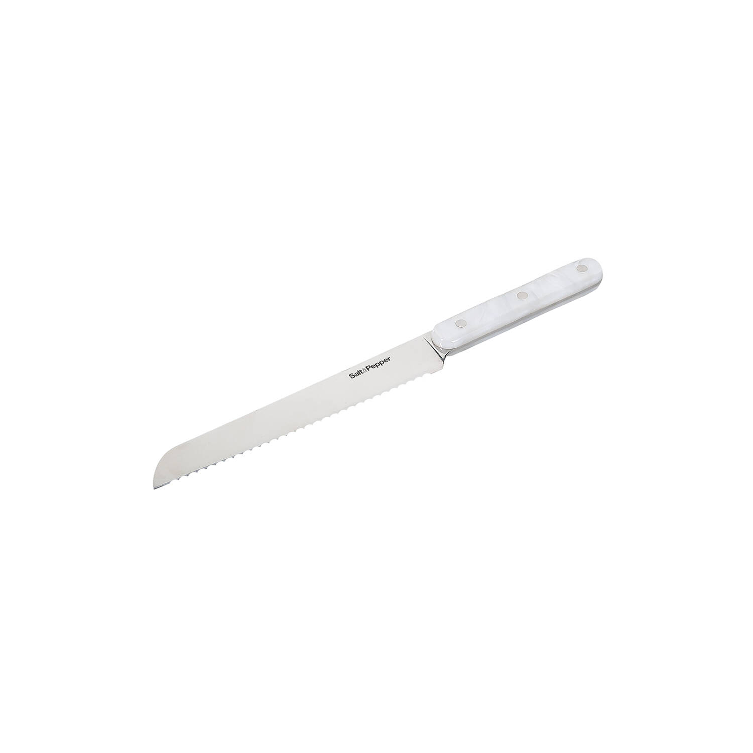 Salt & Pepper Broodmes parelmoerlook wit Chop 1 Salt & Pepper Broodmes parelmoerlook wit Chop | Salt & Pepper