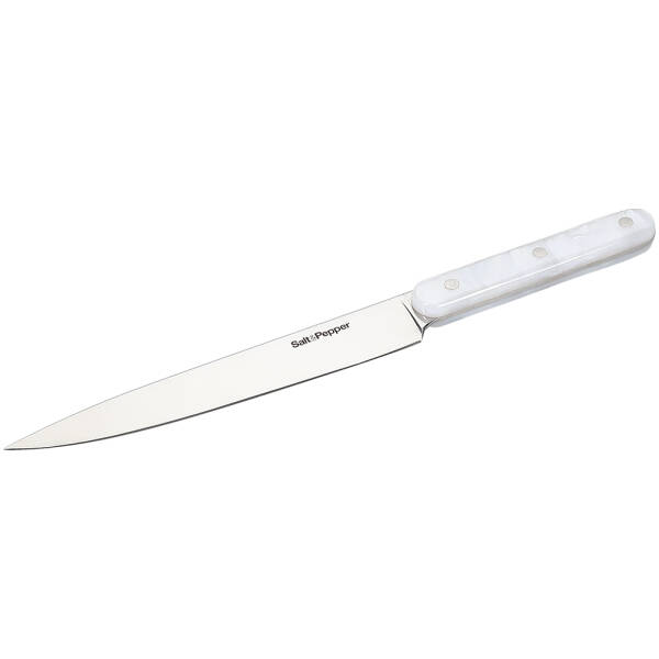 Salt & Pepper Fileermes parelmoerlook wit Chop | Salt & Pepper