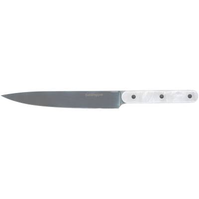 Salt & Pepper Fileermes parelmoerlook wit Chop