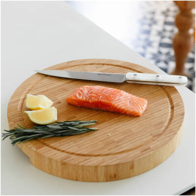 Salt & Pepper Fileermes parelmoerlook wit Chop - detailfoto 1 | Salt & Pepper