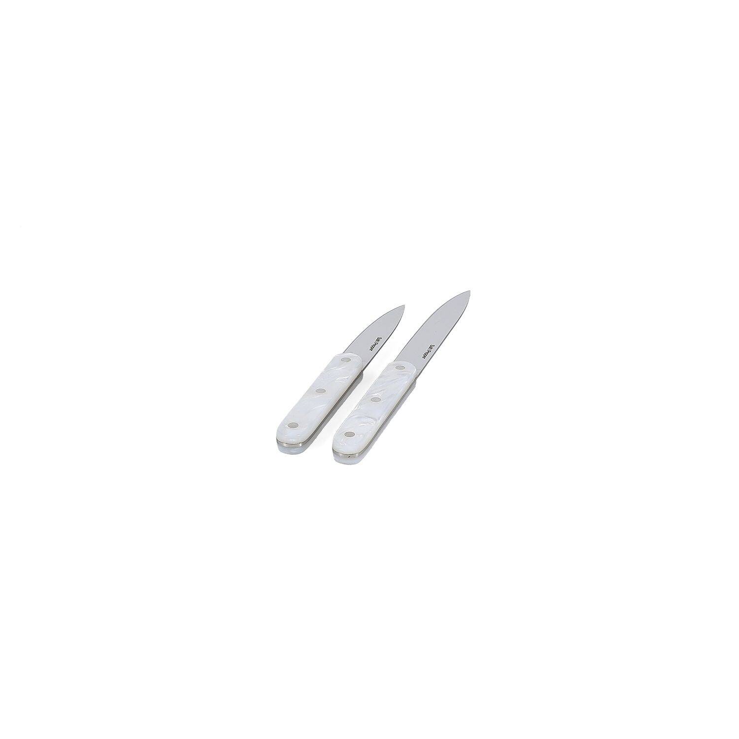 Salt & Pepper Messenset 2-delig parelmoerlook wit Chop 2 Salt & Pepper Messenset 2-delig parelmoerlook wit Chop
