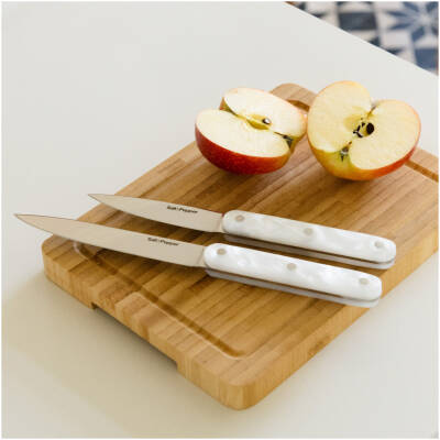 Salt & Pepper Messenset 2-delig parelmoerlook wit Chop - detailfoto 1 | Salt & Pepper