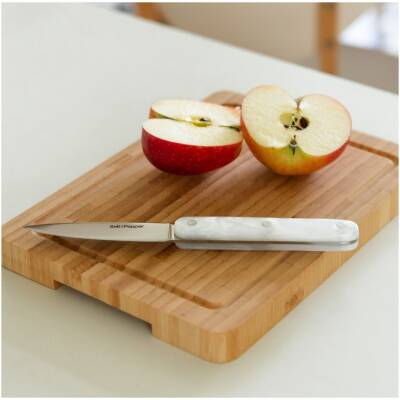 Salt & Pepper Messenset 2-delig parelmoerlook wit Chop
