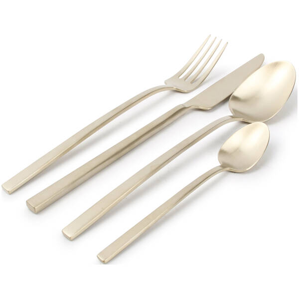 S|P Collection - Bestekset 16-delig - mat goud Terno