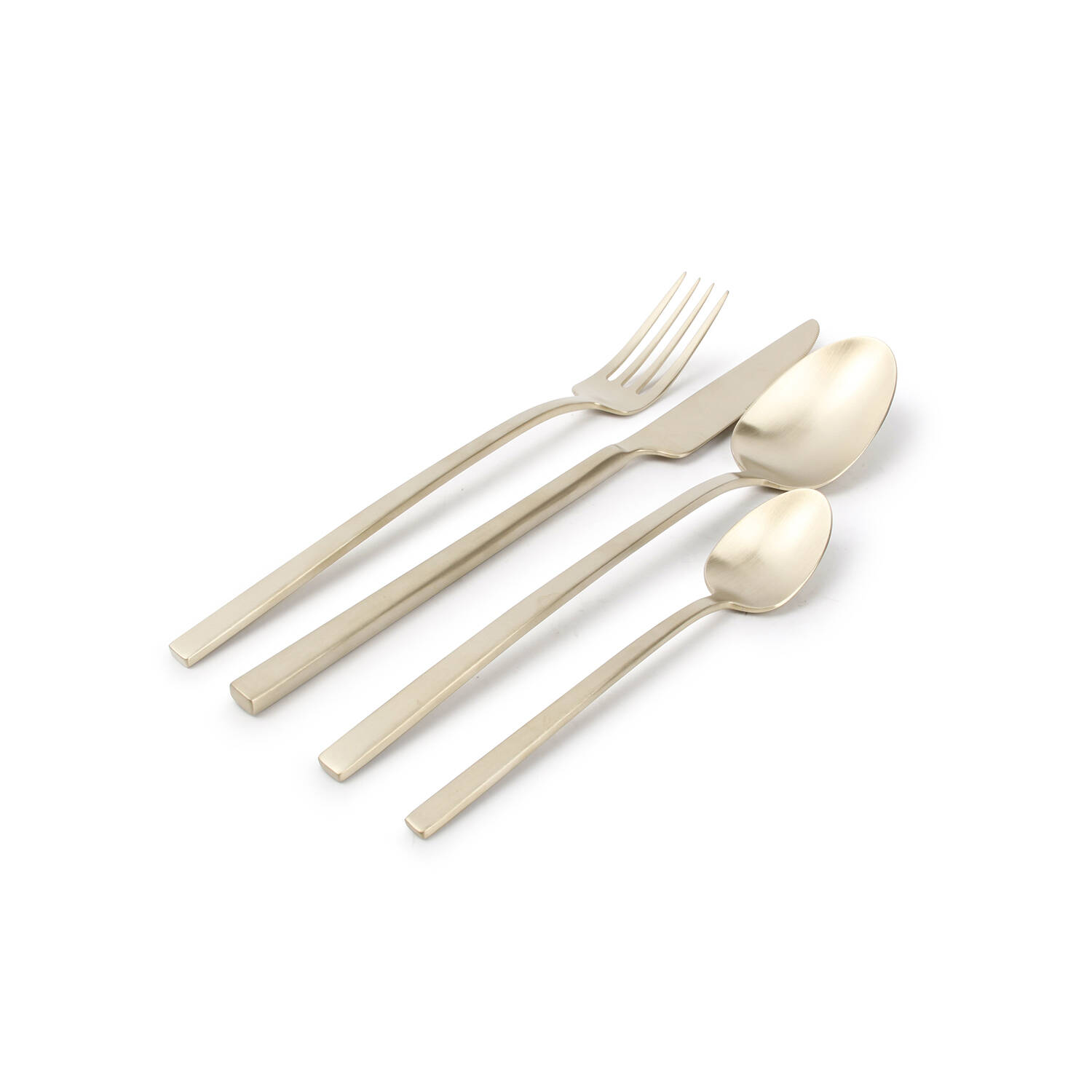 S|P Collection - Bestekset 16-delig - mat goud Terno 1 S|P Collection - Bestekset 16-delig - mat goud Terno