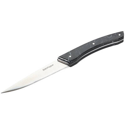 Salt & Pepper Steakmes marmerlook zwart Blade - set/4 | Salt & Pepper